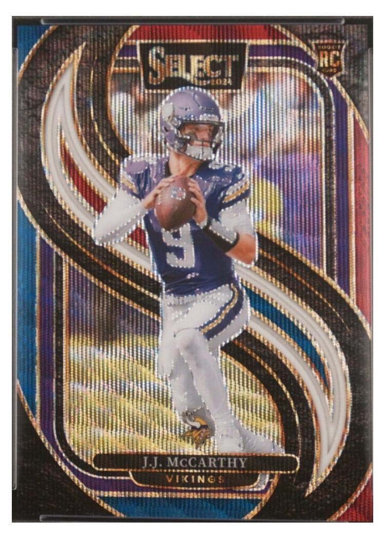 2024 Panini Select Base Set J.J. McCarthy #134 card
