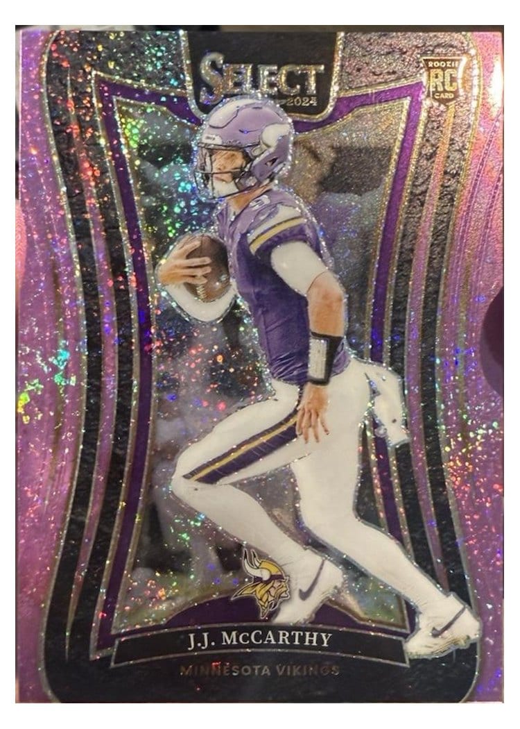 2024 Panini Select Base Set J.J. McCarthy #134 card