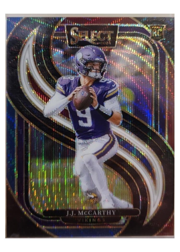 2024 Panini Select Base Set J.J. McCarthy #134 card