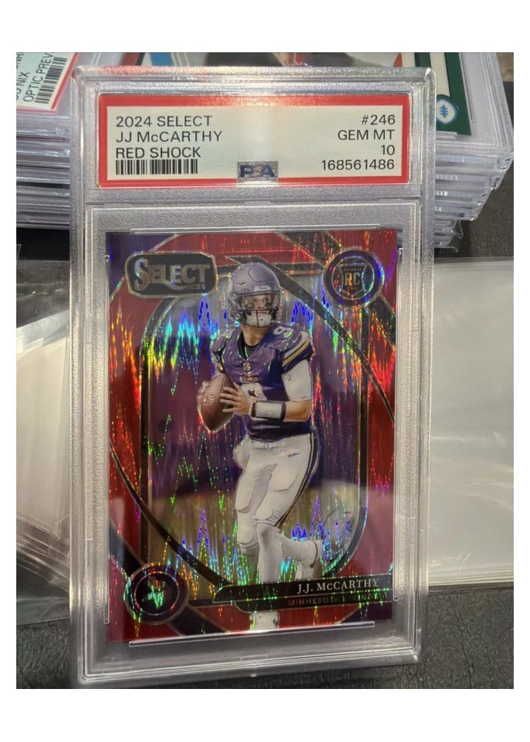 2024 Panini Select Base Set J.J. McCarthy #246 card