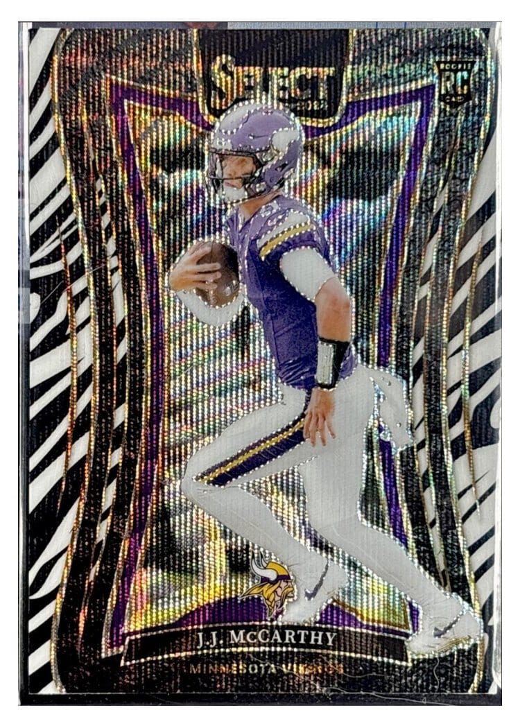 2024 Panini Select Base Set J.J. McCarthy #342 card