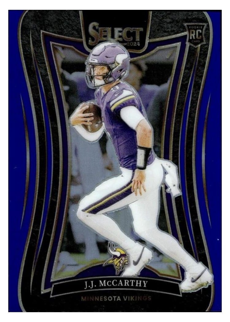 2024 Panini Select Base Set J.J. McCarthy #342 card