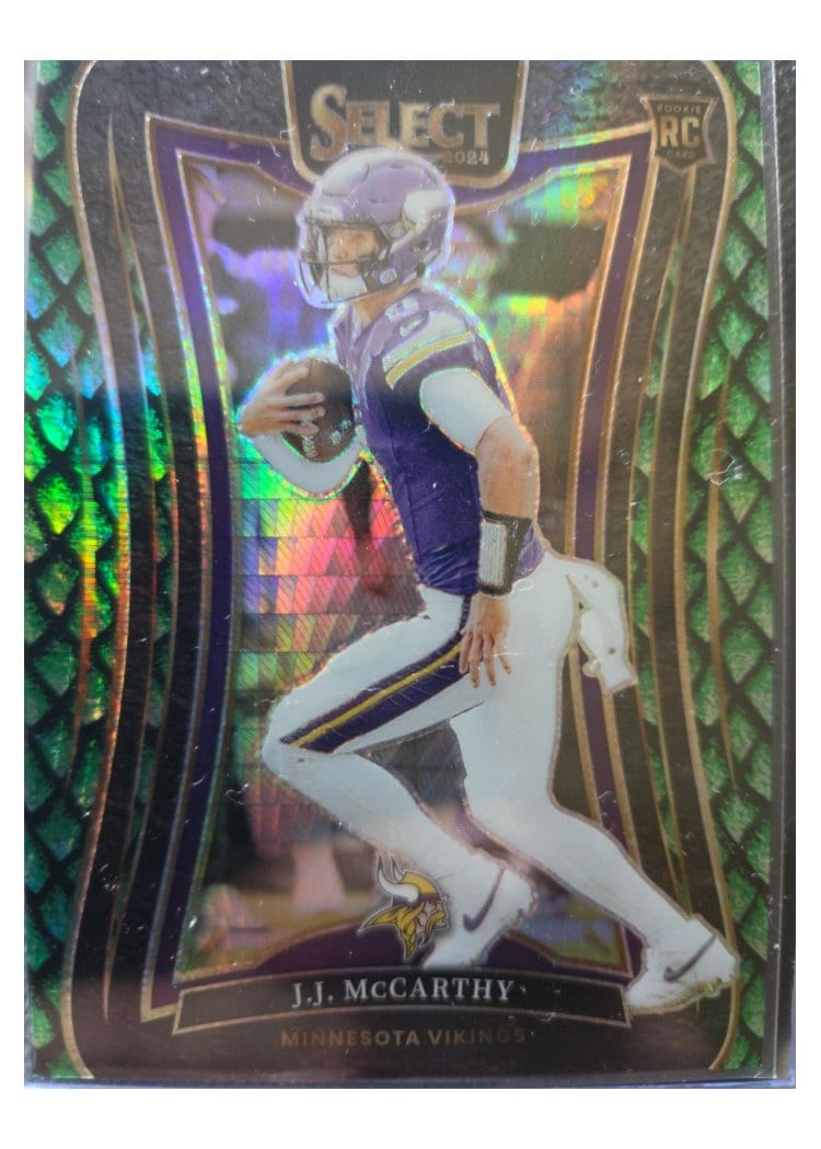 2024 Panini Select Base Set J.J. McCarthy #342 card