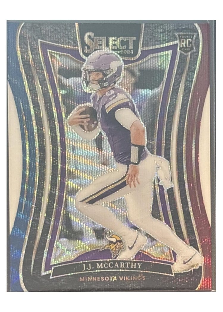 2024 Panini Select Base Set J.J. McCarthy #342 card