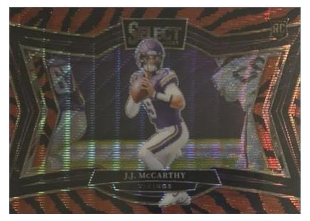 2024 Panini Select Base Set J.J. McCarthy #441 card