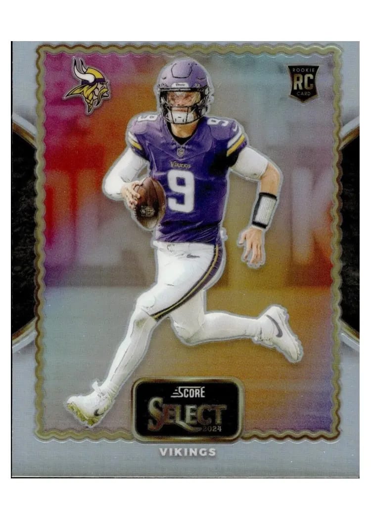 2024 Panini Select Score Select Throwback J.J. McCarthy #17 card