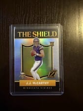 2024 Panini Zenith The Shield J.J. McCarthy #10 card