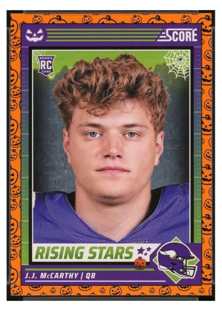 2024 Score-A-Treat Rising Stars J.J. McCarthy #19 card