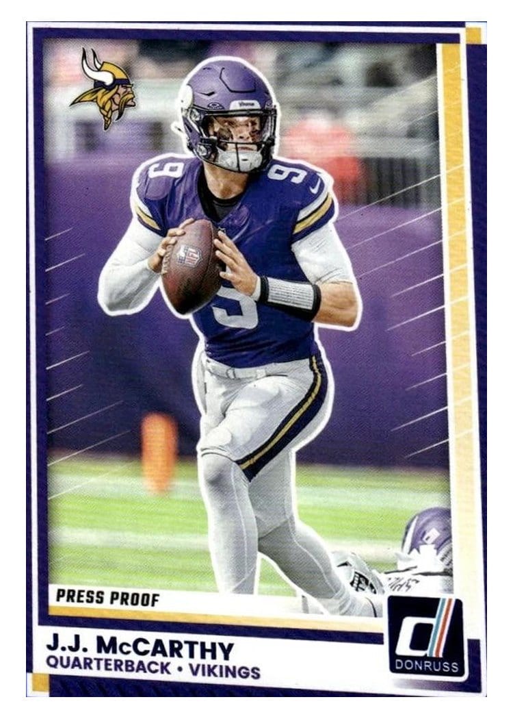 2025 Donruss Base Set J.J. McCarthy #57 card