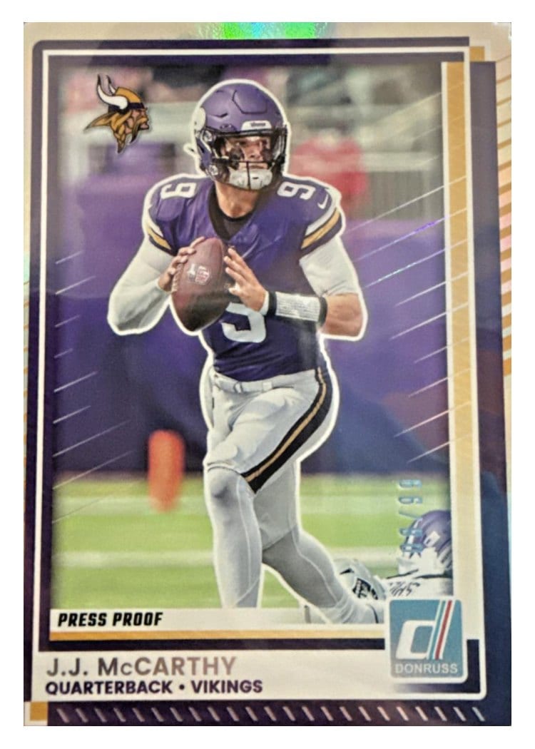 2025 Donruss Base Set J.J. McCarthy #57 card