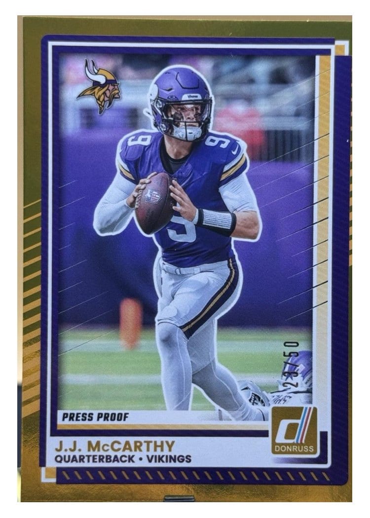 2025 Donruss Base Set J.J. McCarthy #57 card