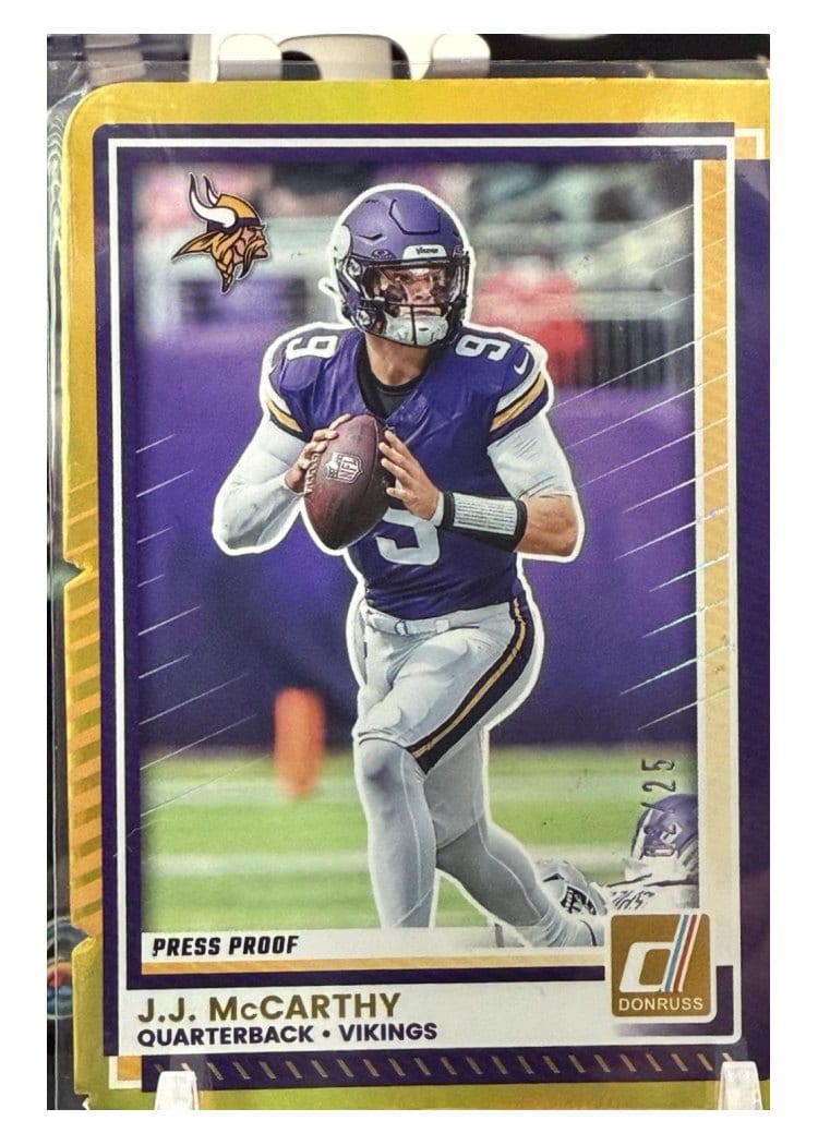 2025 Donruss Base Set J.J. McCarthy #57 card