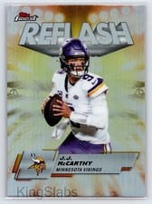 2025 Finest Reflash J.J. McCarthy #RF-4 card