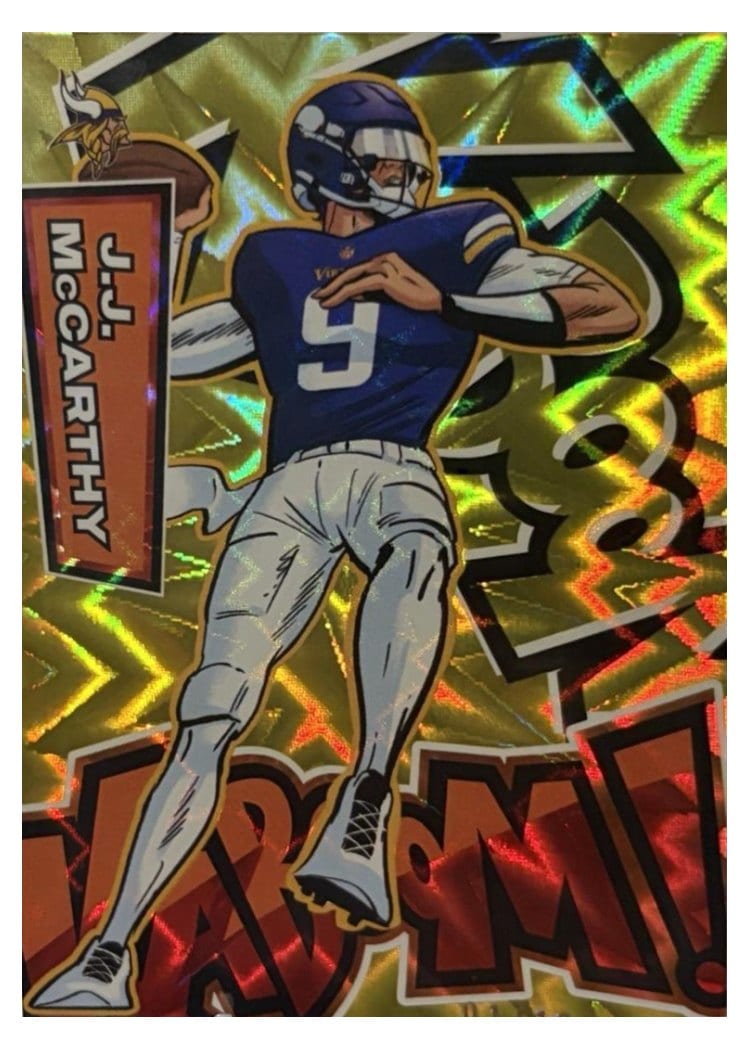 2025 Panini Absolute Kaboom! Vertical J.J. McCarthy #2 card