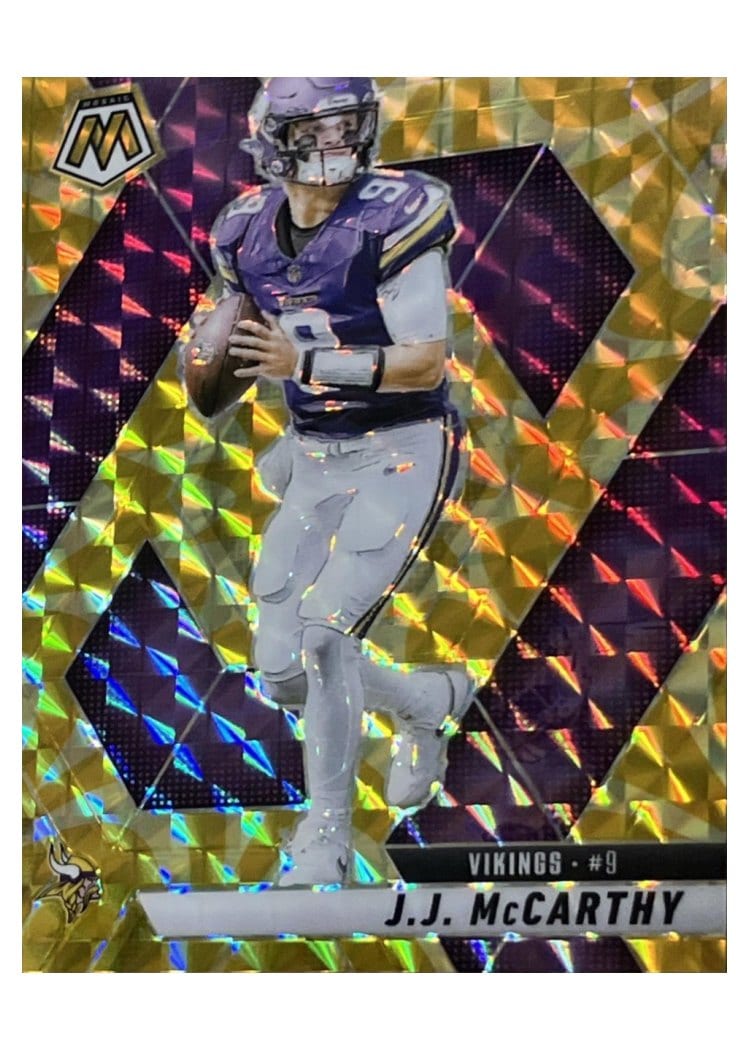 2025 Panini Mosaic Base Set J.J. McCarthy #195 card