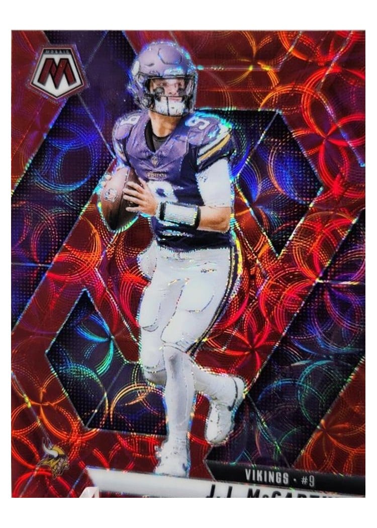 2025 Panini Mosaic Base Set J.J. McCarthy #195 card