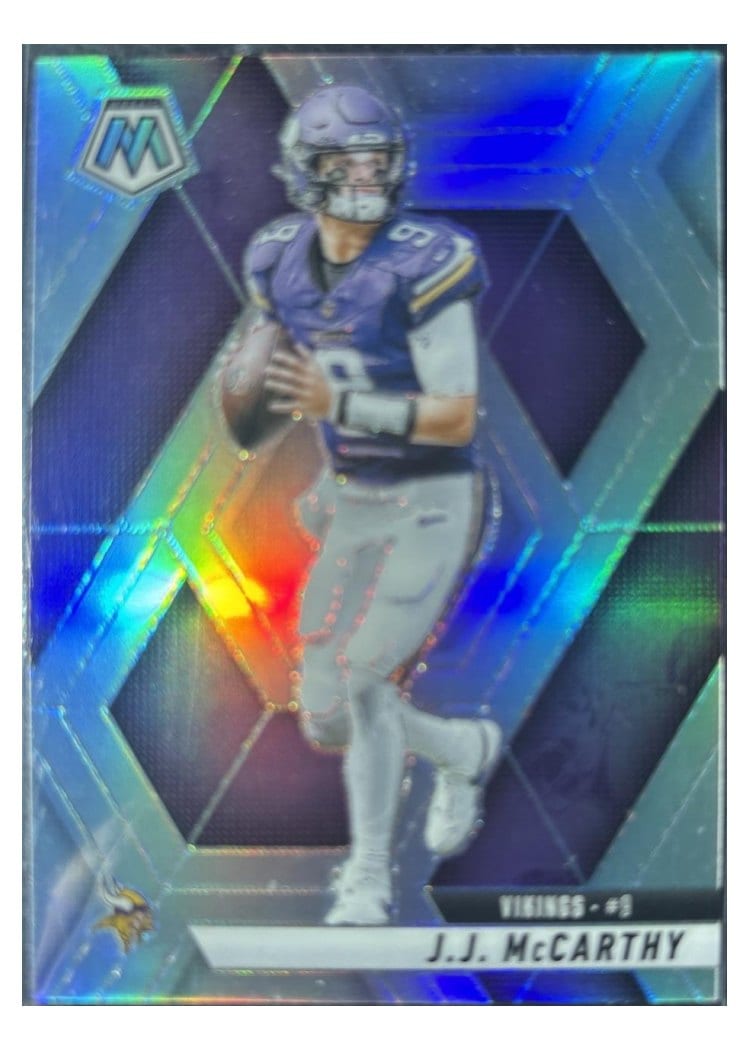 2025 Panini Mosaic Base Set J.J. McCarthy #195 card