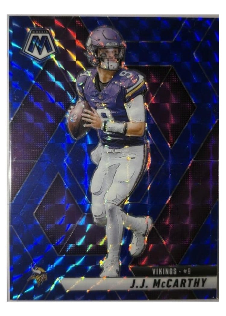 2025 Panini Mosaic Base Set J.J. McCarthy #195 card
