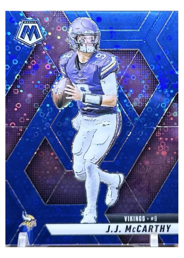 2025 Panini Mosaic Base Set J.J. McCarthy #195 card