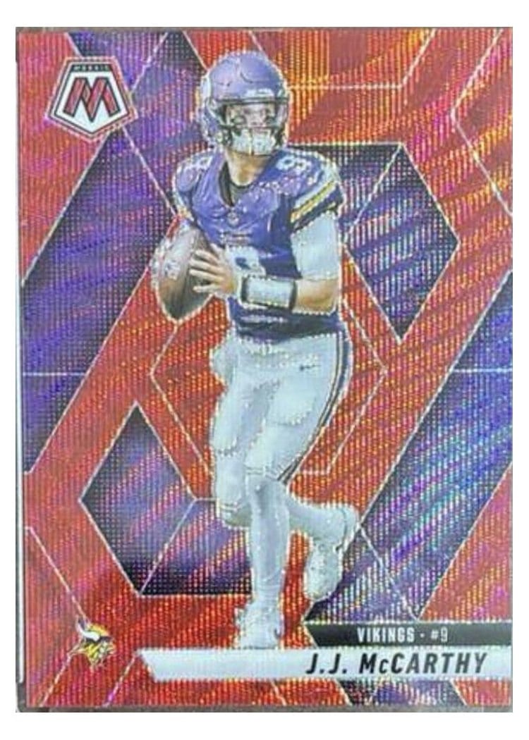 2025 Panini Mosaic Base Set J.J. McCarthy #195 card