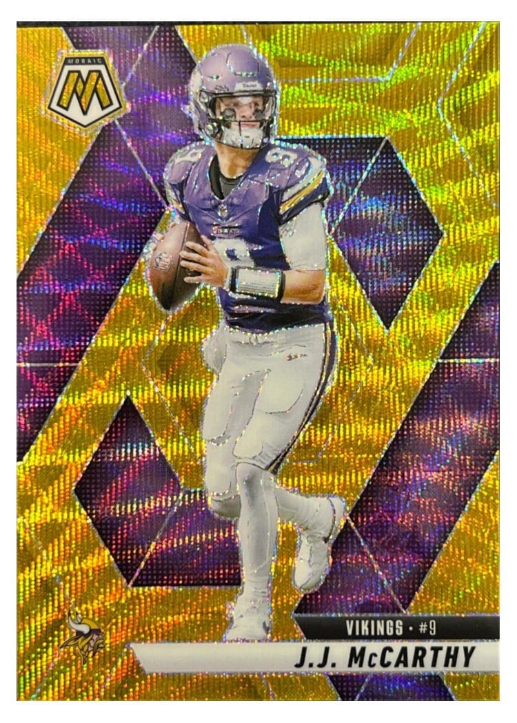 2025 Panini Mosaic Base Set J.J. McCarthy #195 card