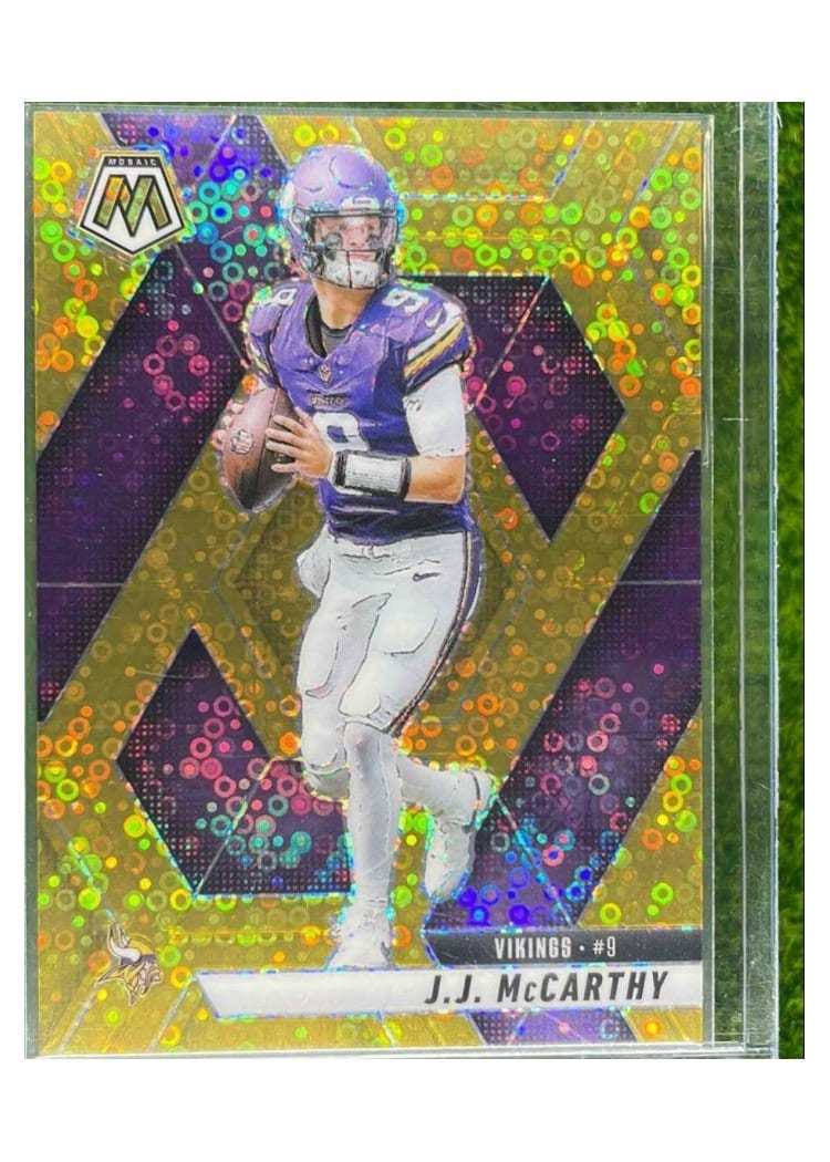 2025 Panini Mosaic Base Set J.J. McCarthy #195 card