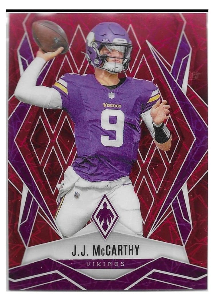 2025 Panini Phoenix Base Set J.J. McCarthy #38 card