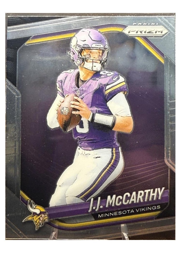 2025 Panini Prizm Base Set J.J. McCarthy #279 card