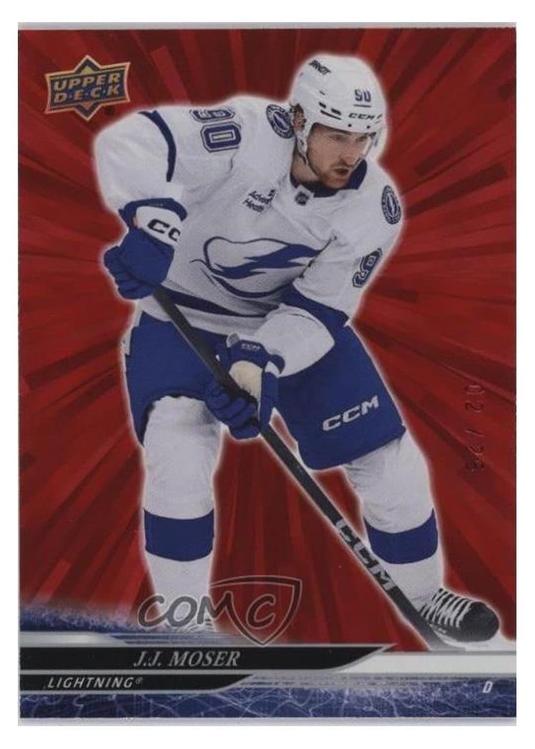 2024-25 Upper Deck Base Set J.J. Moser #617 card