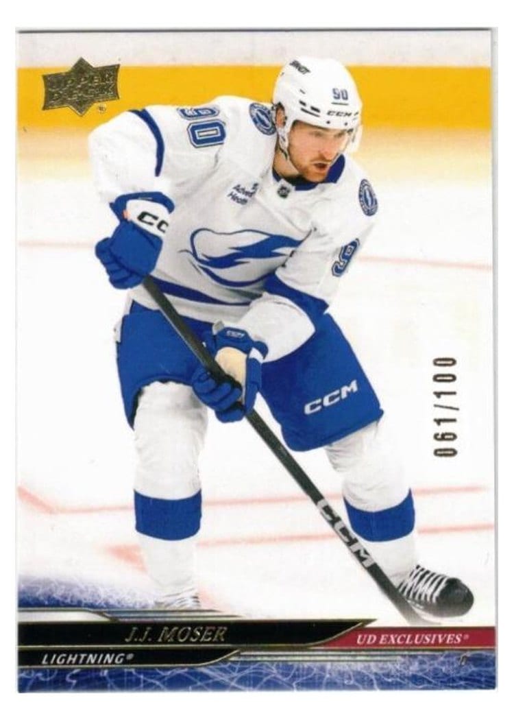 2024-25 Upper Deck Base Set J.J. Moser #617 card