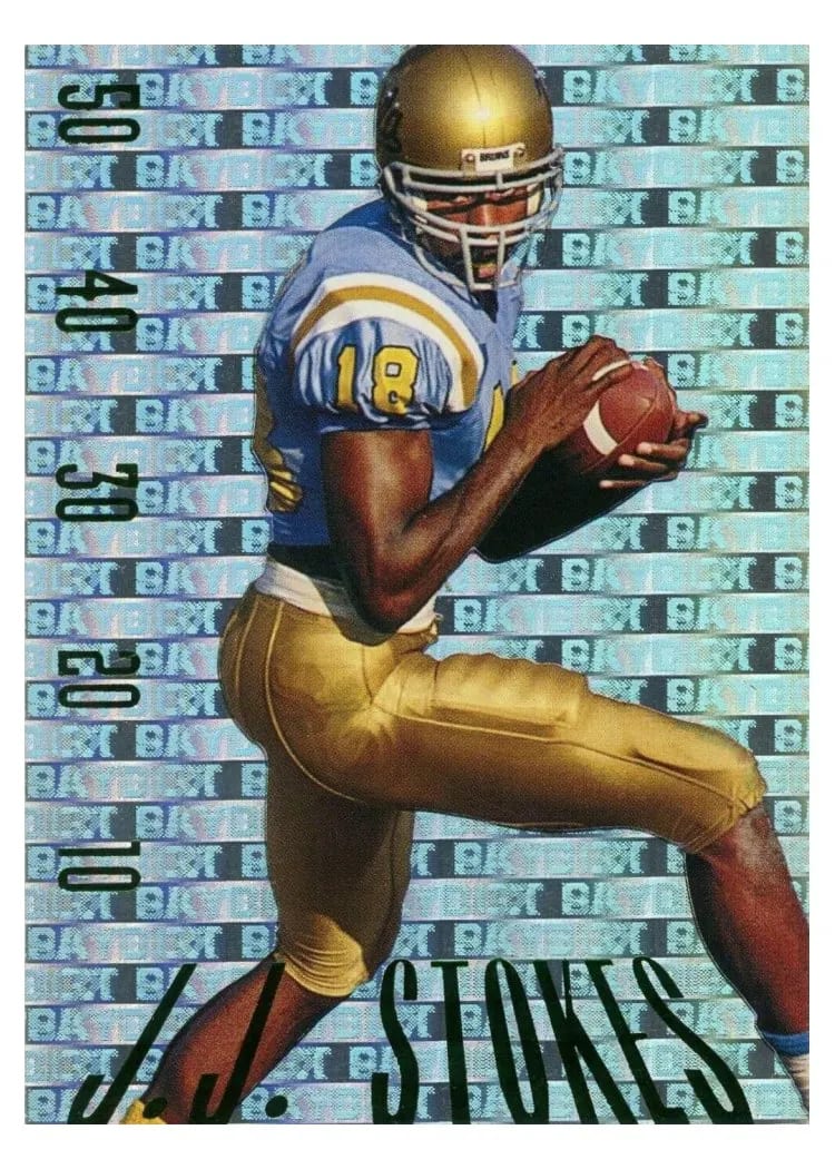1995 Skybox Premium Paydirt J.J. Stokes #PD2 card