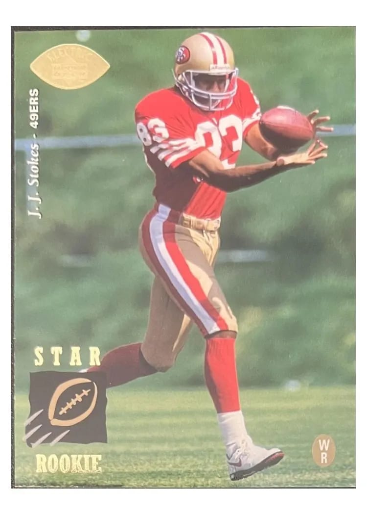 1995 Upper Deck J.J. Stokes #10 card