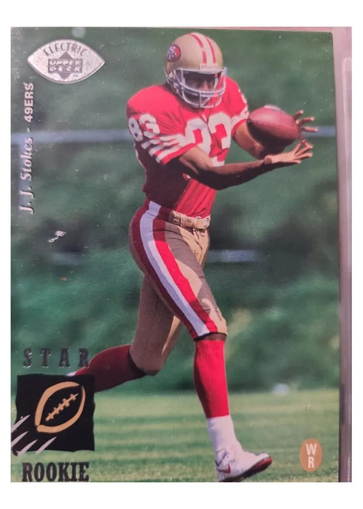 1995 Upper Deck J.J. Stokes #10 card