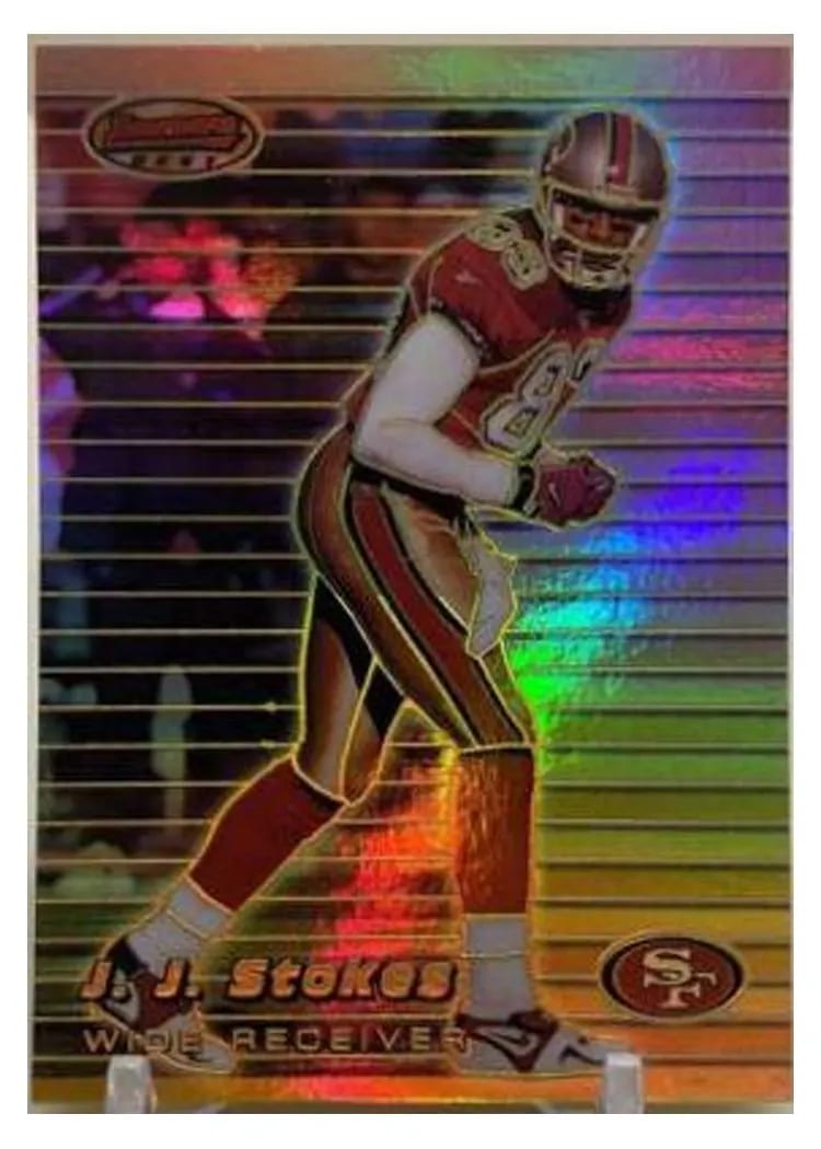 1999 Bowman's Best J.J. Stokes #68 card
