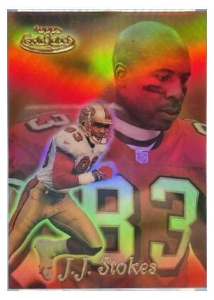 1999 Topps Gold Label J.J. Stokes #27 card