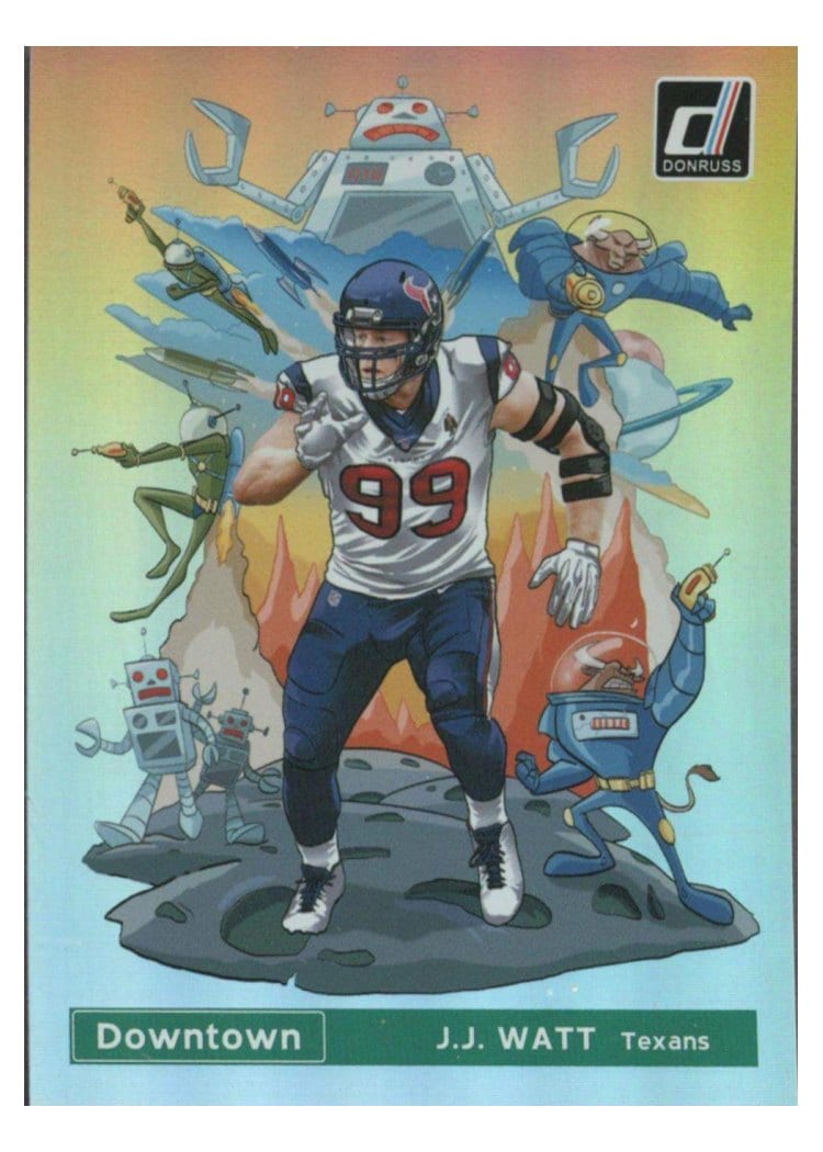 2019 Donruss Downtown J.J. Watt #DT-4 card