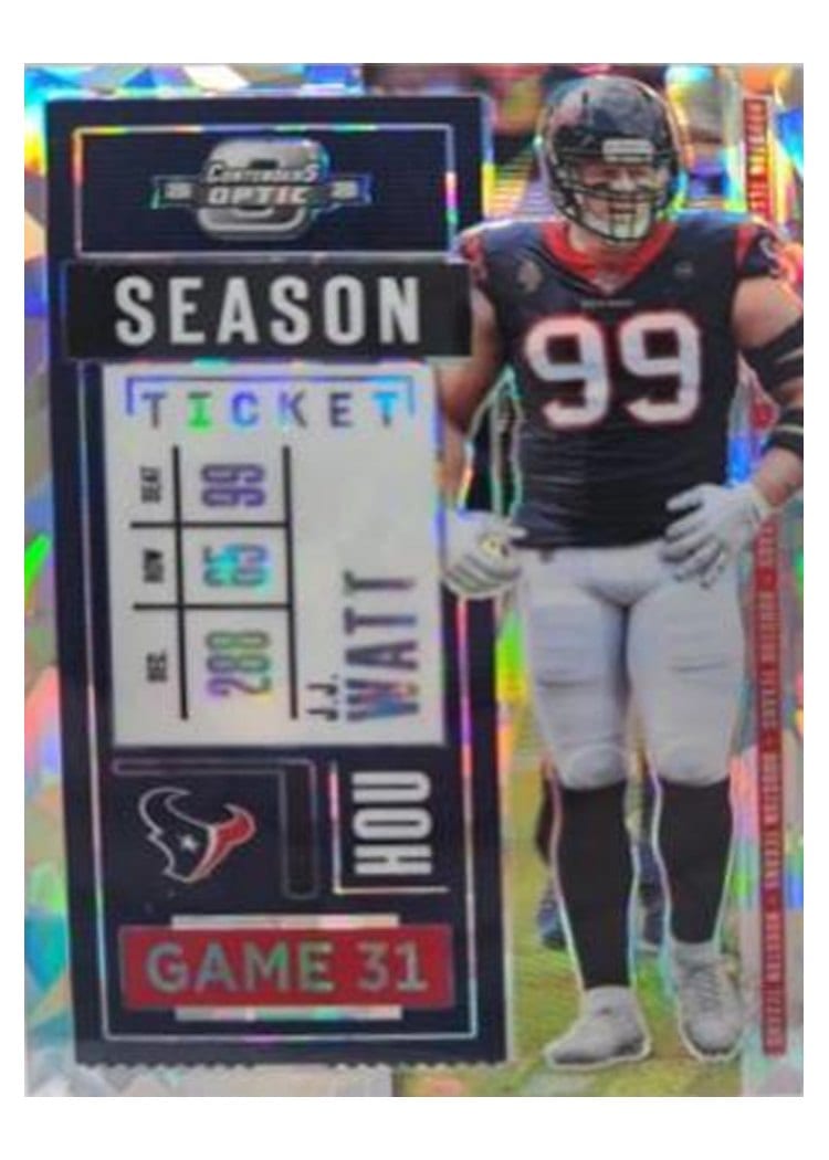 2020 Panini Contenders Optic Base Set J.J. Watt #24 card