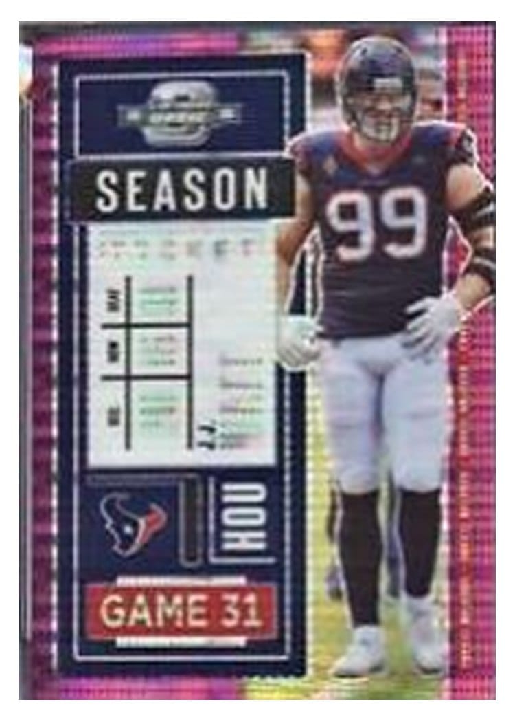 2020 Panini Contenders Optic Base Set J.J. Watt #24 card