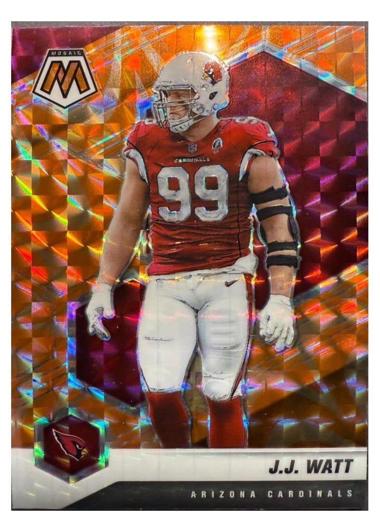 2021 Panini Mosaic Base Set J.J. Watt #12 card