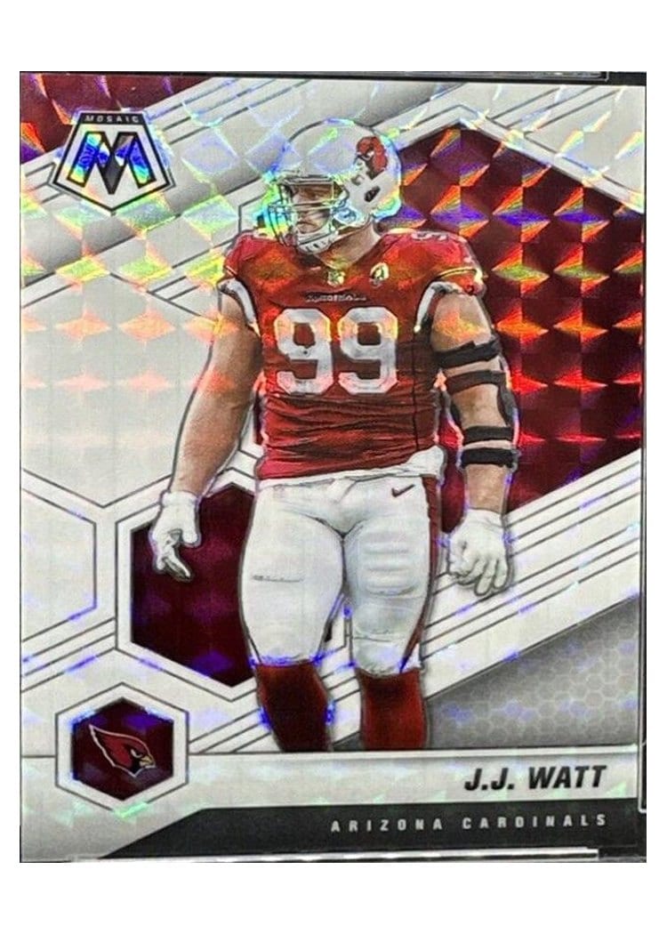 2021 Panini Mosaic Base Set J.J. Watt #12 card