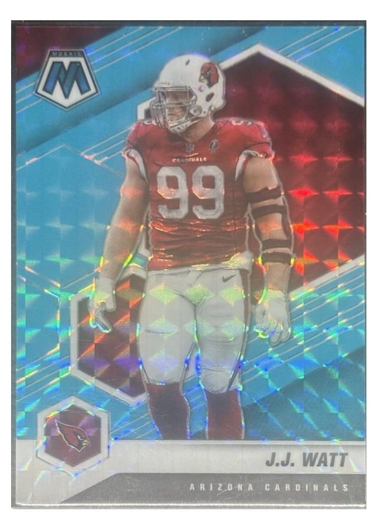 2021 Panini Mosaic Base Set J.J. Watt #12 card