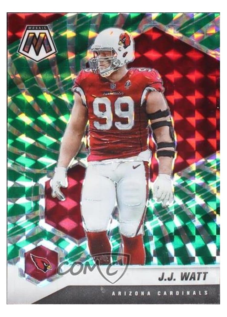 2021 Panini Mosaic Base Set J.J. Watt #12 card