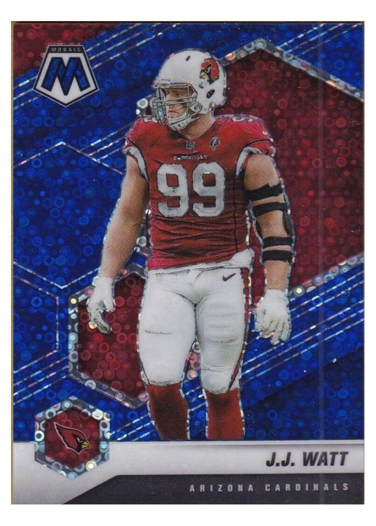 2021 Panini Mosaic Base Set J.J. Watt #12 card