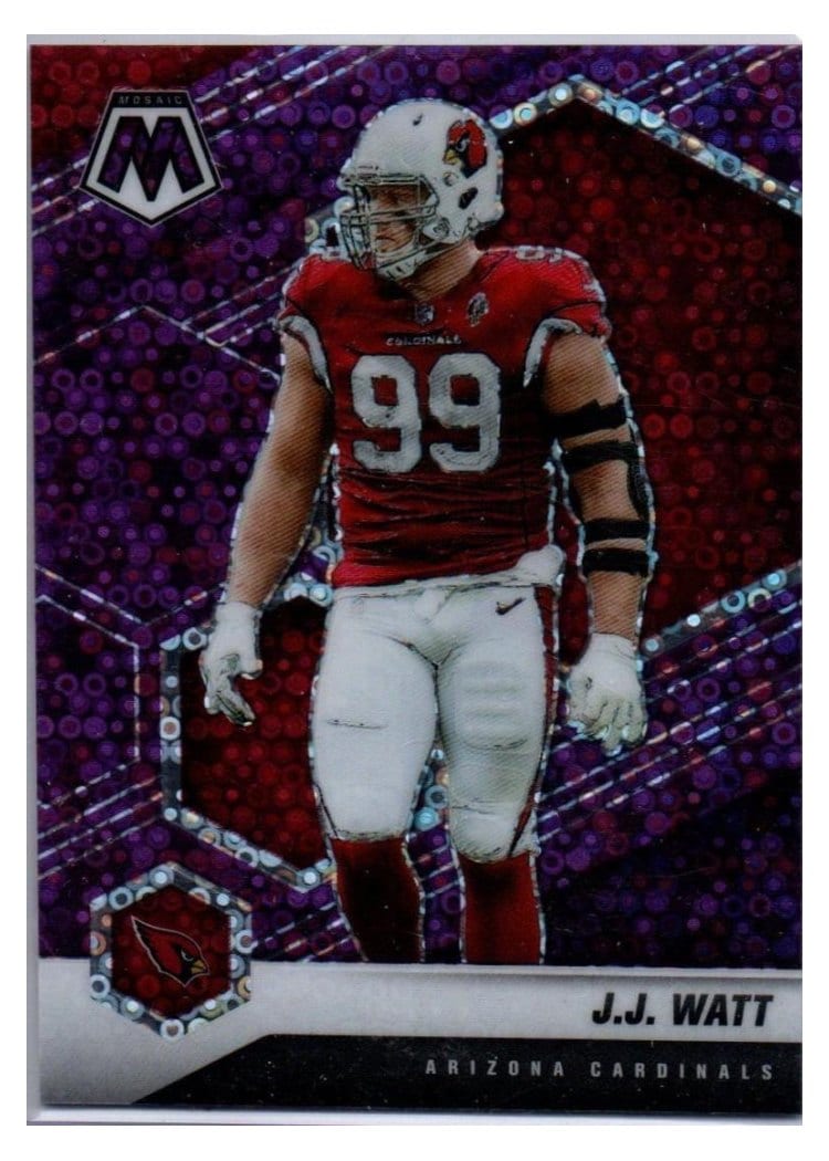 2021 Panini Mosaic Base Set J.J. Watt #12 card