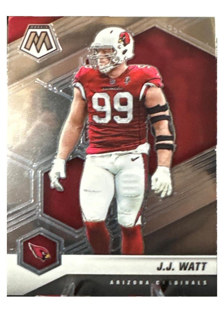 2021 Panini Mosaic Base Set J.J. Watt #12 card