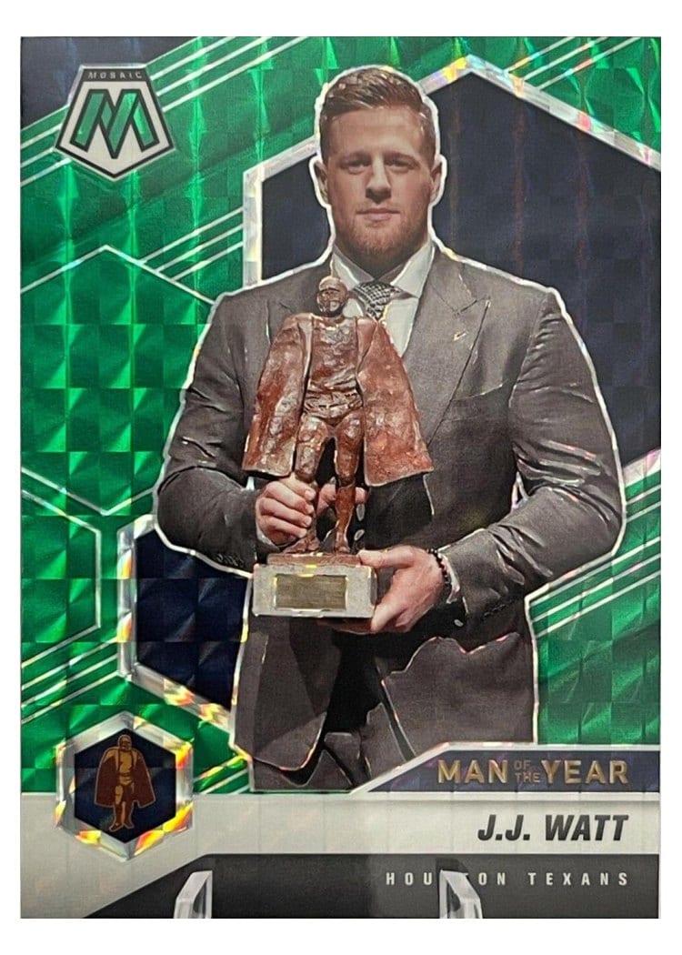 2021 Panini Mosaic Base Set J.J. Watt #272 card