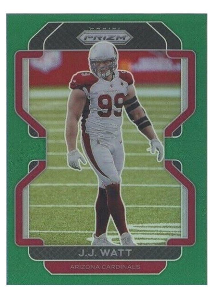 2021 Panini Prizm Base Set J.J. Watt #79 card