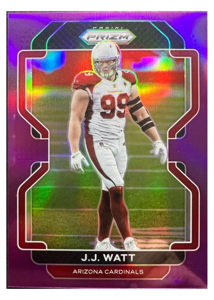 2021 Panini Prizm Base Set J.J. Watt #79 card