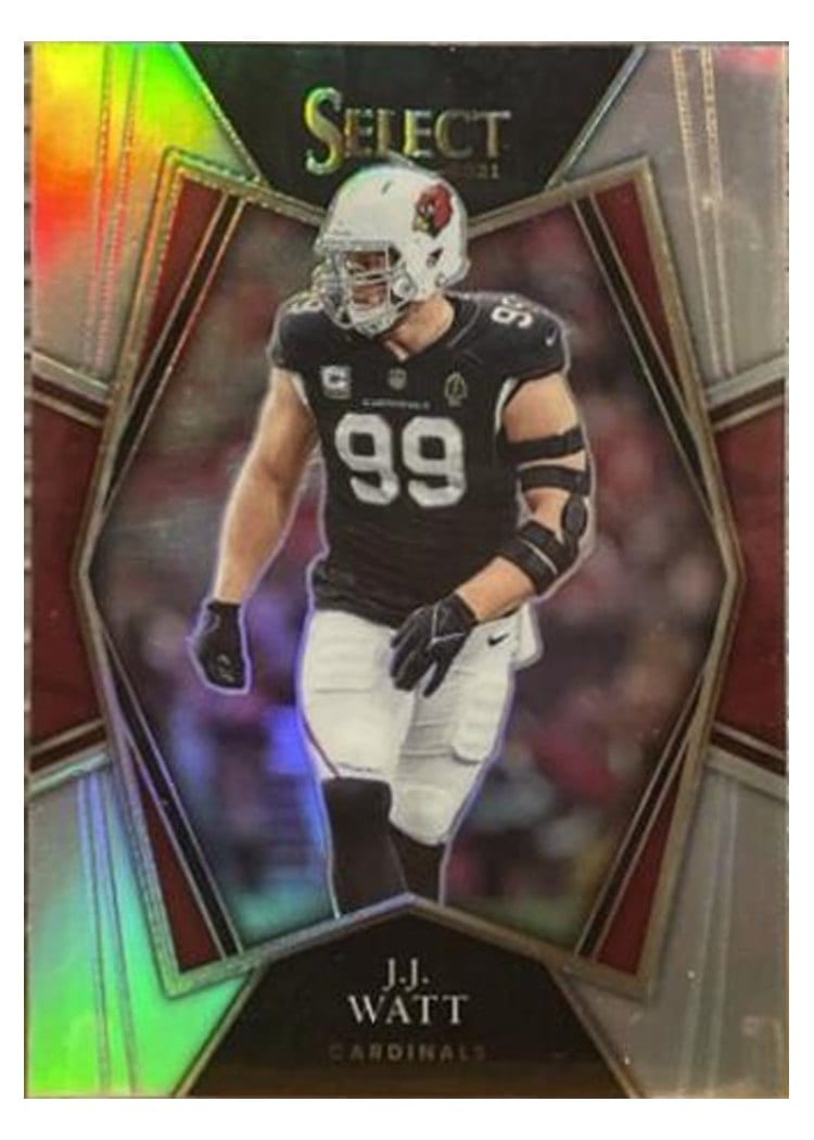 2021 Panini Select Base Set J.J. Watt #103 card