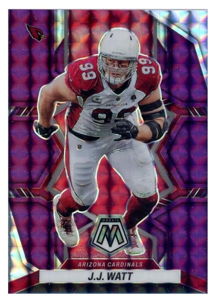 2022 Panini Mosaic Base Set J.J. Watt #4 card